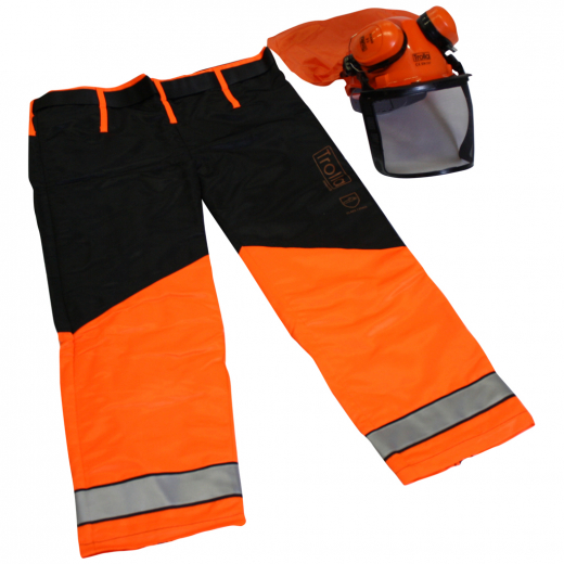 Sicherheitsset (Beinlinge / Helm)