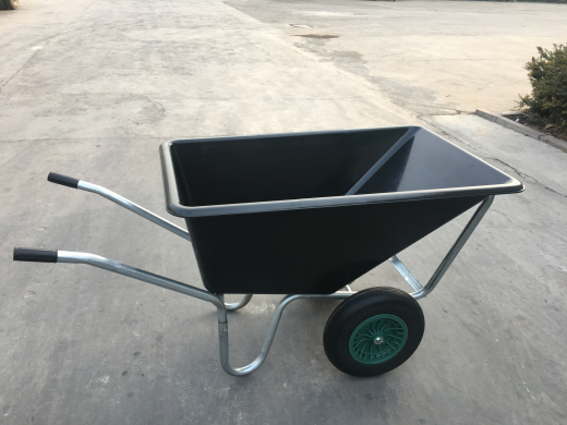 BIGGY XXL Schubkarre m PU Doppel-Bereifung